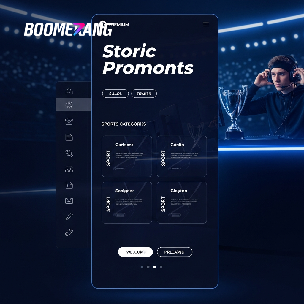 Boomerang Bet Web-App auf einem Smartphone